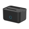 Aisens Dual Bay Docking Station ASDS-D01B SATA 2.5/3.5 Para USB 3.0/3.1 Gen1 | Clone