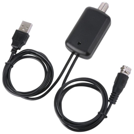 Antena de TV Digital Interna de Alto Ganho de 25DB