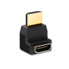 Adaptador HDMI Macho Para HDMI Fêmea 90 Graus - Preto - Vention