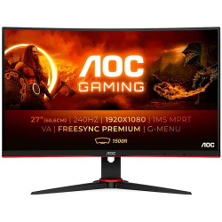 Monitor Gaming AOC C27G2ZE/BK 27” FullHD VA Curvo 240Hz FreeSync Premium LED