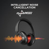 1More SonoFlow Preto com cancelamento de ruído (ANC) - Fones de Ouvido Bluetooth