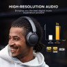 1More SonoFlow Preto com cancelamento de ruído (ANC) - Fones de Ouvido Bluetooth