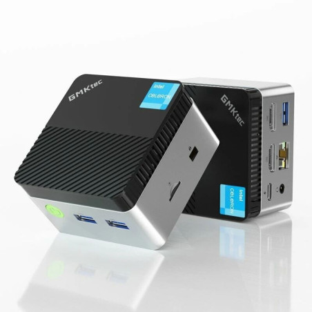 GMKtec Nucbox G5 Intel N97 | 12GB RAM DDR5 | 512GB SSD | W11 Pro Preto | Mini PC pequeno
