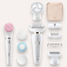 Braun Silk-épil 9 Flex 9100 BS 40 pinças Ouro/Branco - Depiladora Multifunções