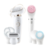 Braun Silk-épil 9 Flex 9100 BS 40 pinças Ouro/Branco - Depiladora Multifunções