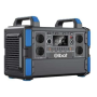 Elbat Gerador de Energia Portátil | 1000W | Bateria de Litio 327.600Mah | Funcion BMS | Carga com Painel Solar