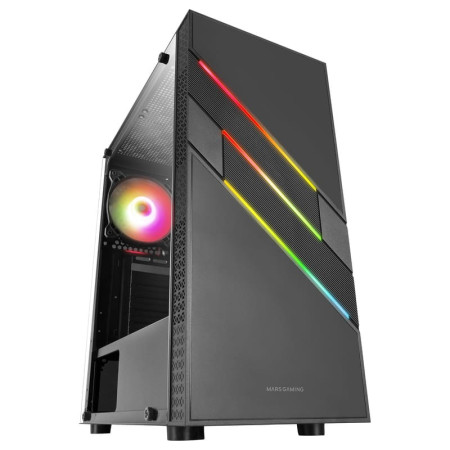 Mars Gaming MC-U3 Torre Média ARGB Vidro Temperado Preto
