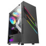 Mars Gaming MC-U3 Torre Média ARGB Vidro Temperado Preto