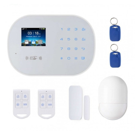Kit de Alarme de Segurança 4G PSTN WIFI Porta Janela Movimento Controle Remoto