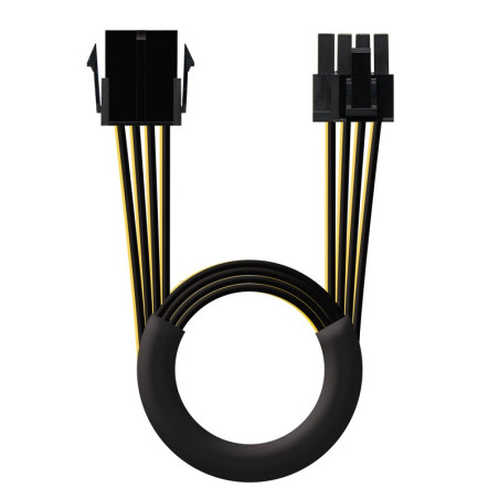 Cabo De Alimentação De Extensão Nano Para Placa Gráfica PCI-E Molex 8 Pinos Fêmea Para PCI-E Molex 6 + 2 Pinos Macho 0,50 M