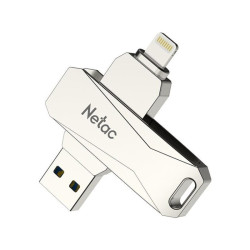 Pen Drive USB 3.0 + Lighting IOS IPhone Netac 128GB