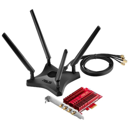 Asus PCE-AC88 Placa de rede WiFi PCI-E AC3100
