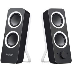 Logitech Z200 10 W Stereo Mutimedia Speakers - Entrada Jack De 3,5 Mm - Cabo De 1,80 M - Cor Preta
