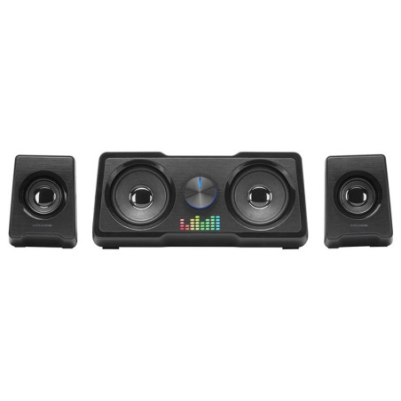 Colunas Mars Gaming MS22 RGB 2.2 35W Preto