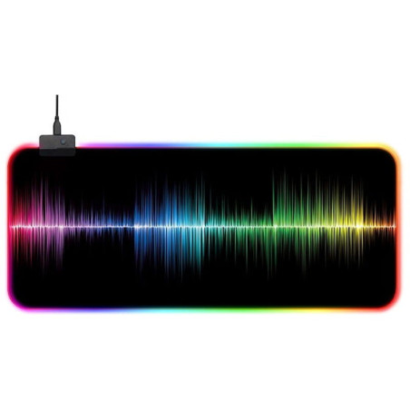 Tapete Gaming com Luzes GMS-X5 RGB 80X30CM