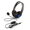 Headset Para Gaming Com Microfone E Cancelamento De Ruído – Preto E Azul - Goeik