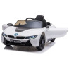 BMW i8 JE1001 6V Branco Com Licença - Carro Elétrico para Crianças