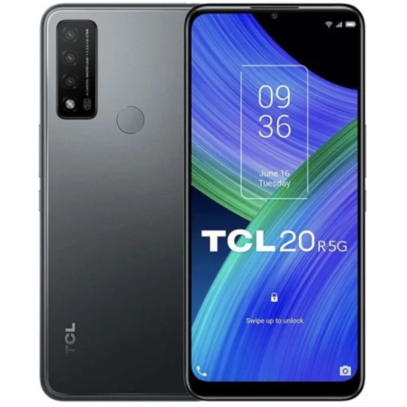 Smartphone TCL 20R 6,52" HD+ 5G - 4GB - 64GB - Câmera Tripla De 13MP - Bateria De 4500mAh