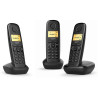 Telefone Sem Fio Gigaset A170 Trio Dect + 2 Ramais - ID Do Chamador - Bloqueio Do Teclado - Controle De Volume