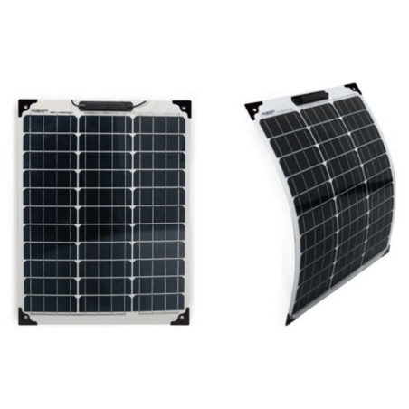 Painel Fotovoltaico Flexível Silicio Monocristalino 12V 50W
