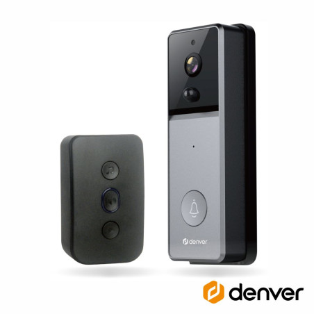 Vídeo Porteiro 1080p C/ WIFI Tuya DENVER