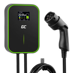 Carregador Wallbox P/ EV 22kW C/ Cabo Tipo2 6m GREEN CELL