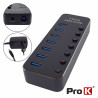 HUB USB 3.0 7 Portas C/ Alimentador 220VAC/5VDC