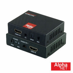 Extrator de Áudio HDMI para HDMI Toslink Jack3.5mm Função ARC