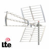 Antena Tdt Exterior UHF 43 Elementos 18db Filtro Lte 5G