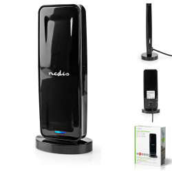 Antena Interior HDTV 0-15 km 26 dB FM/UHF