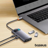 Hub USB-C P/ USB-C+RJ45+3USB-A 3.0 BASEUS