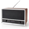 Rádio Bluetooth V5.0 FM/AUX 12W Vintage