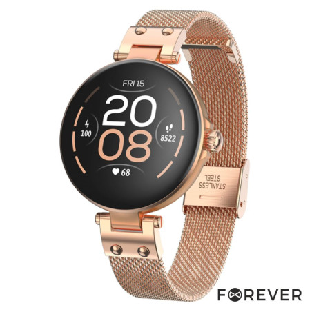 SmartWatch P/ Android iOS ForeVive Petite Rose Gold
