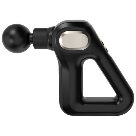 Pistola de Massagem Muscular 8 Cabeças 12 Níveis LCD Touch Preto