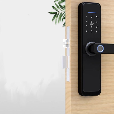 Fechadura Inteligente Zemismart X2 Dupla Zigbee 180x22mm Preto