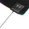 Tapete Gaming PowerGaming X10 RGB USB com Carregador 10W 80x30cm Preto
