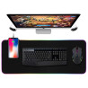 Tapete Gaming PowerGaming X10 RGB USB com Carregador 10W 80x30cm Preto