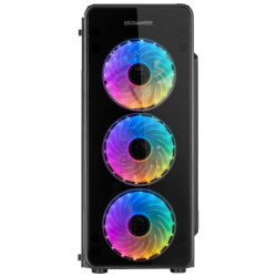 Caixa PC NOX Hummer TGM ARGB Vidro temperado USB 3.0