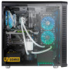 Nox Hummer TGX Rainbow RGB 3.0 USB Vidro temperado LED Preto