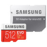 Samsung MicroSDXC EVO Plus 2020 512 GB Classe 10 UHS-I + Adaptador