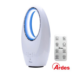 Ventoinha Sem Pás 60W Branca C/ Luz LED